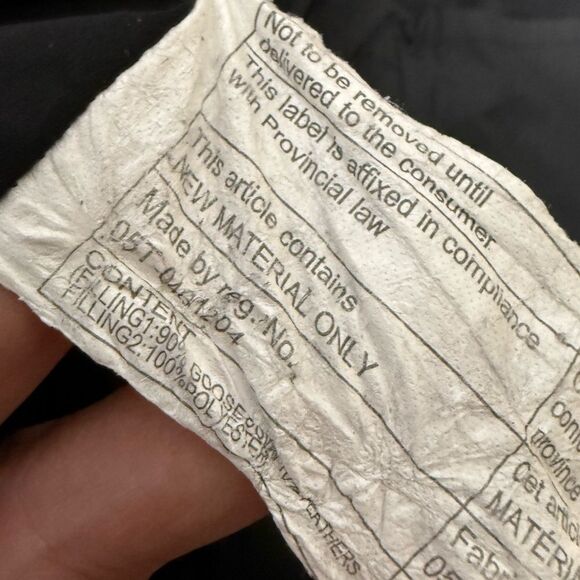 Lululemon black goose down vest *missing logo on back* - Picture 8 of 13